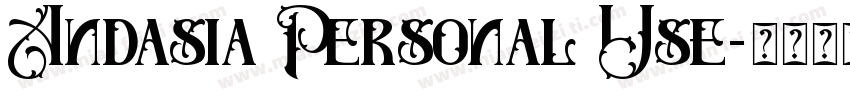 Andasia Personal Use字体转换